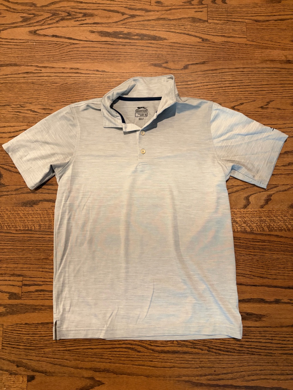 Slazenger Light Blue Boys' Short Sleeve Polo